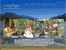Tablet Screenshot of lazy-daze-retreats.com